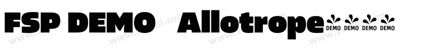 FSP DEMO   Allotrope字体转换
